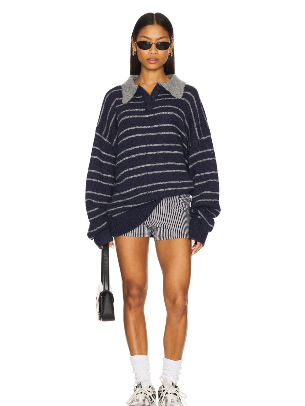 Rising Sun Jersey in Navy LIONESS - Picture 4 of 5